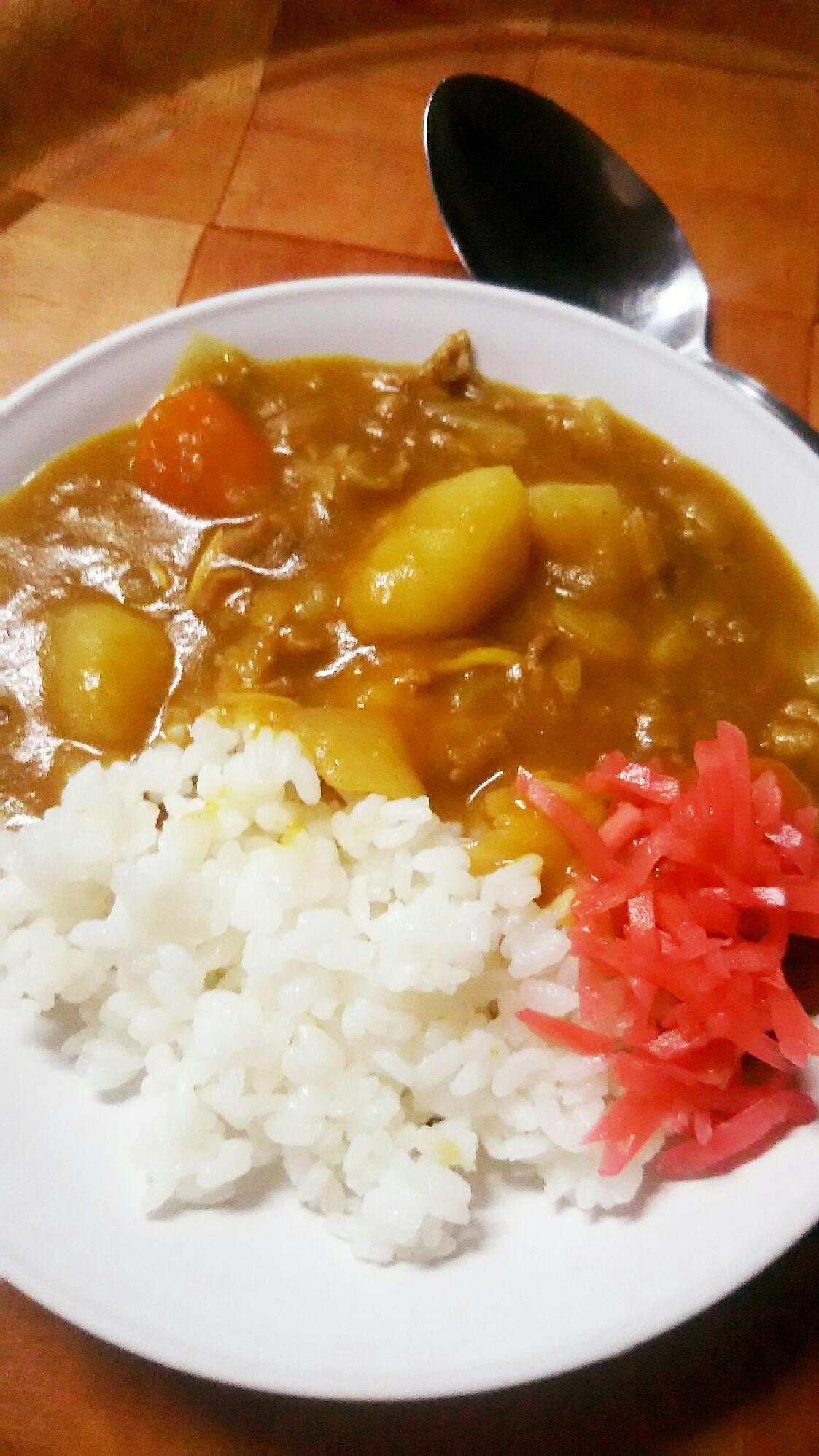 【定食風】大人の甘口カレー☆簡単6分圧力鍋