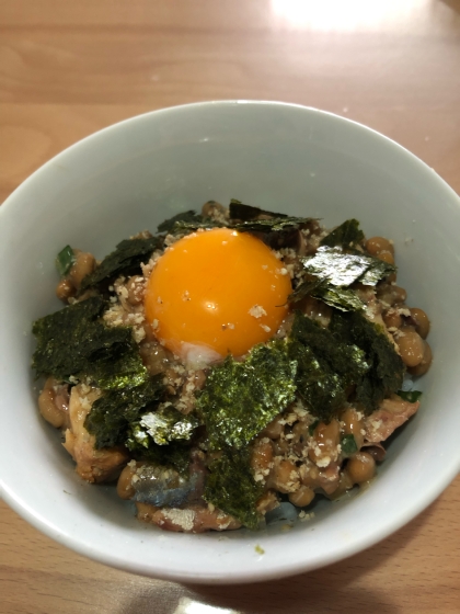 フツーの納豆ご飯に飽きて、手間をかけずにアレンジしたかったわたしにピッタリのランチでした！美味しかったです♪