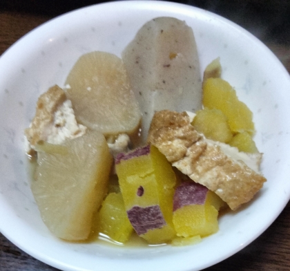 さつまいも入りのおでん