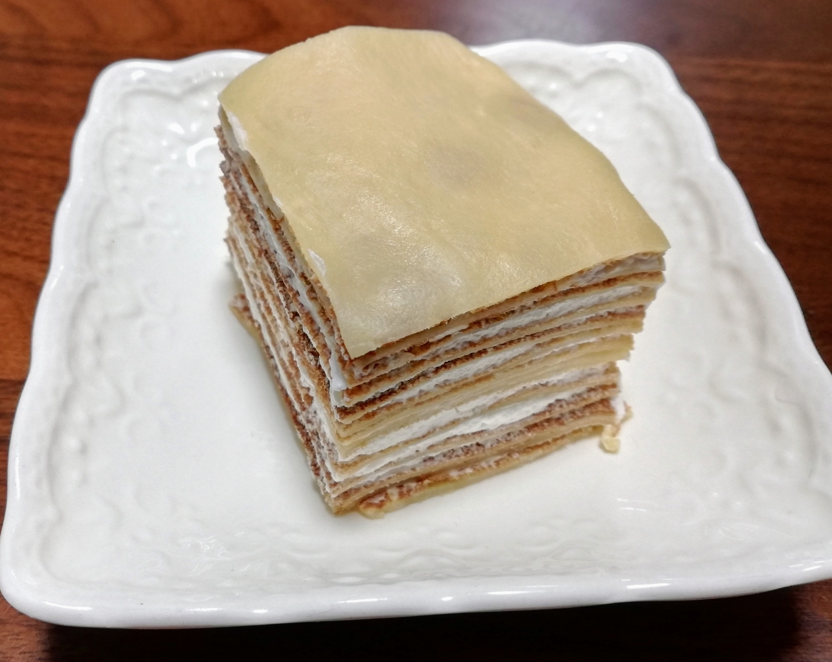 簡単に☆ホットケーキミックスでミルクレープ