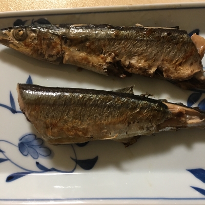 フライパンで作る！秋刀魚の塩焼き