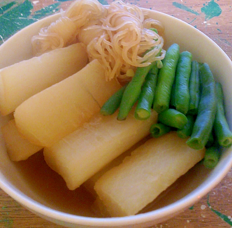 激甘。大根としらたきの煮物