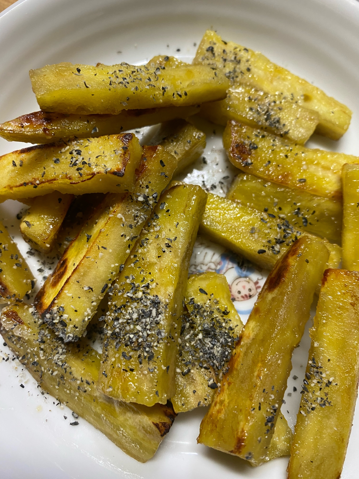 さつまいものバター焼き(お弁当に)