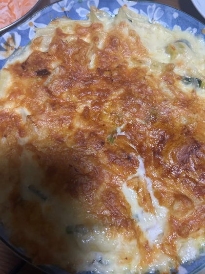 チキンとほうれん草のグラタン