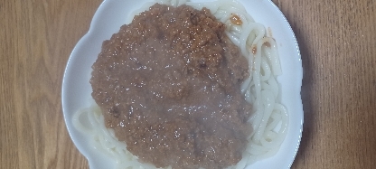 大好き♪我が家の“ミートソースうどん”