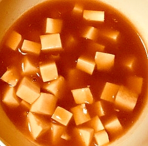 母親のやわらか介護食・嚥下食にハヤシソースお豆腐