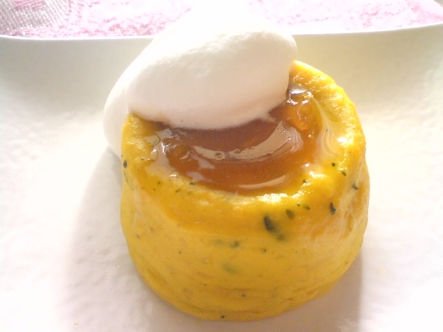 レンジで皮付きかぼちゃプリン