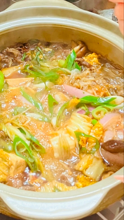 安いお肉も柔らかく☆すき焼き