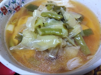 野菜たっぷりラーメン