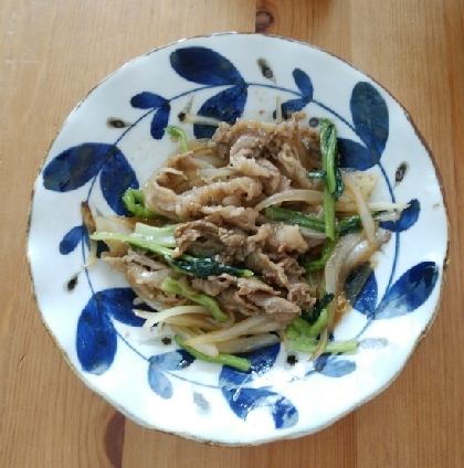 和牛と野菜の炒め物