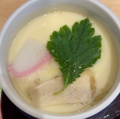 残ったすまし汁アレンジ！茶碗蒸し