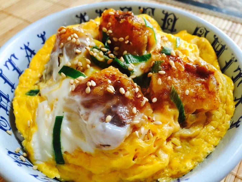 リメイク！カレー風味のコーンカツ丼