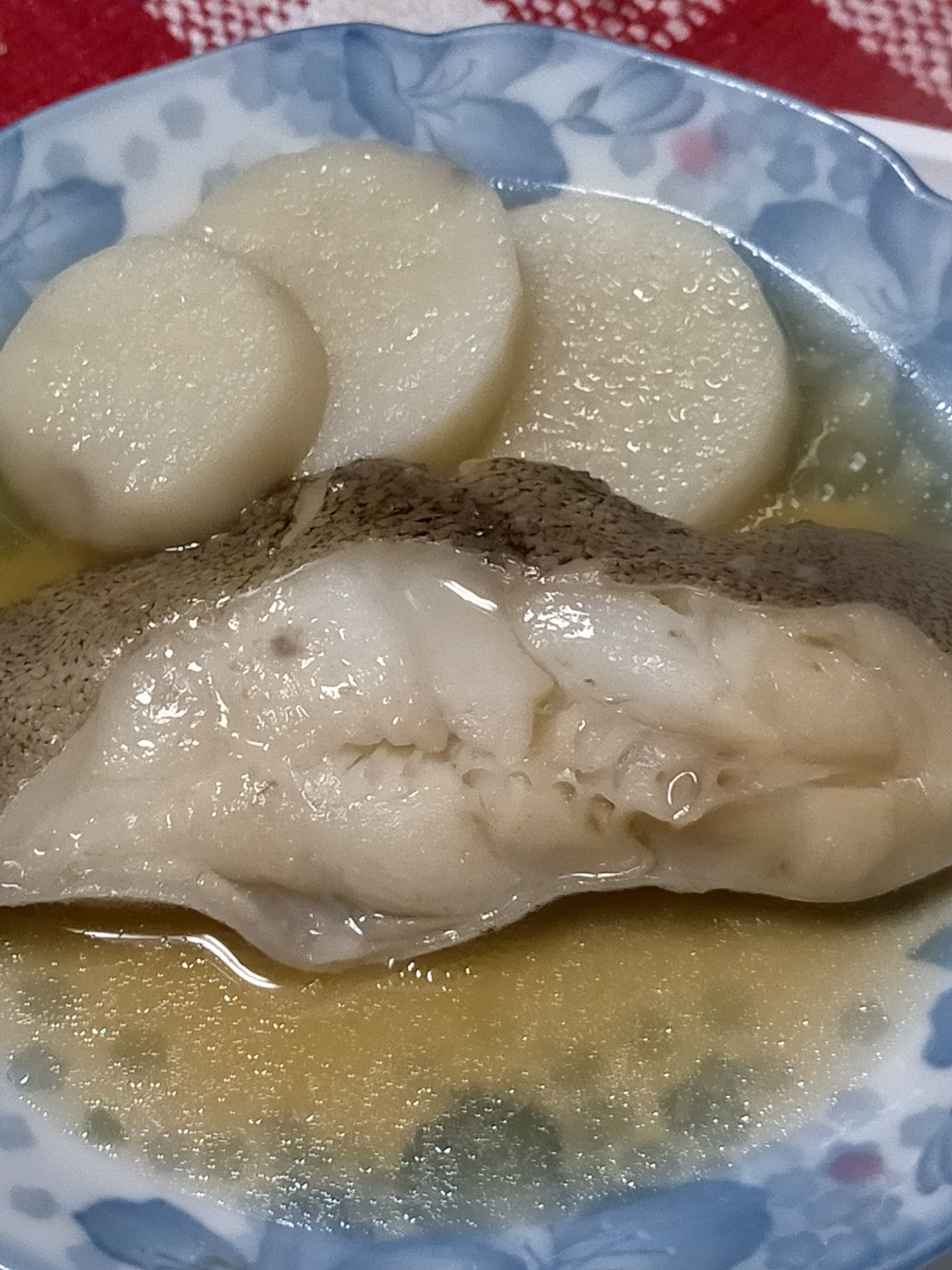 料亭の味☆がおうちで！カラスカレイと長芋の煮付け♪