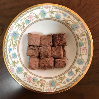 切り餅と板チョコで簡単♪生チョコ餅