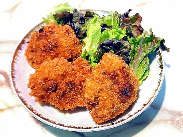 豚ひき肉があったら…シンプルなメンチカツで！