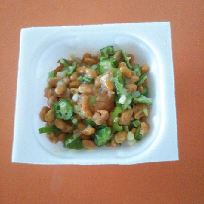 梅干オクラ納豆
