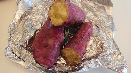 魚焼きグリルで作る焼き芋