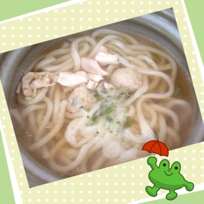 鶏つくねうどん