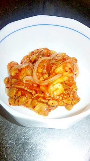 イカキムチ納豆