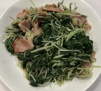 モリモリ食べれる☆水菜のマヨガーリック炒め