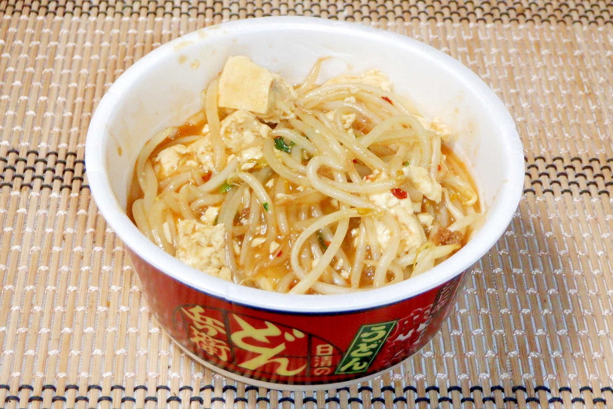 どん兵衛の簡単アレンジ♪麻婆豆腐風うどん