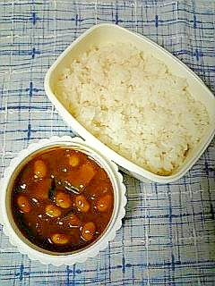 ☆大豆南瓜カレーのお弁当☆