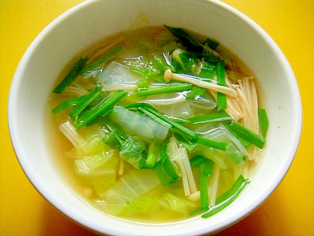 白菜のスープ