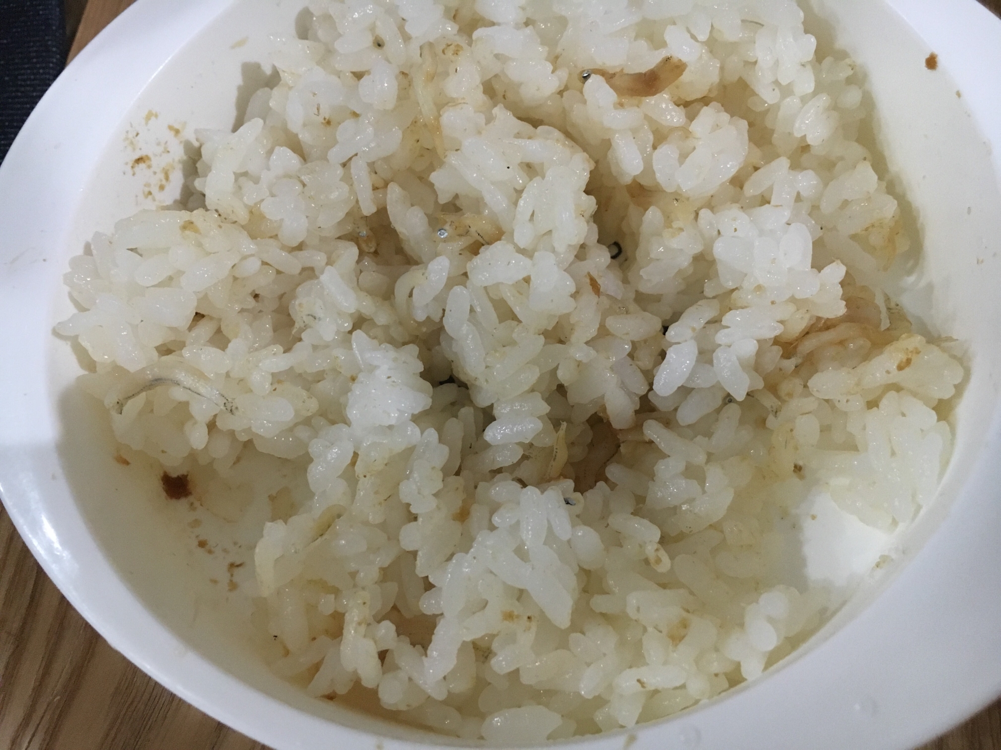 離乳食 後期 完了期 しらすのおかかごはん。