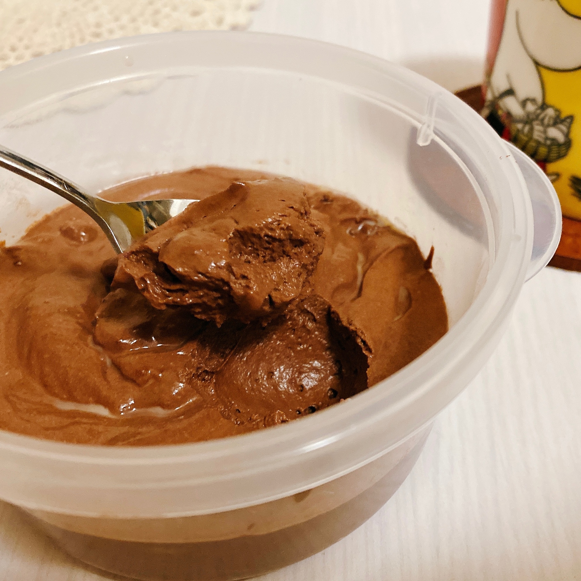 簡単 混ぜるだけ お菓子!豆腐でチョコムース