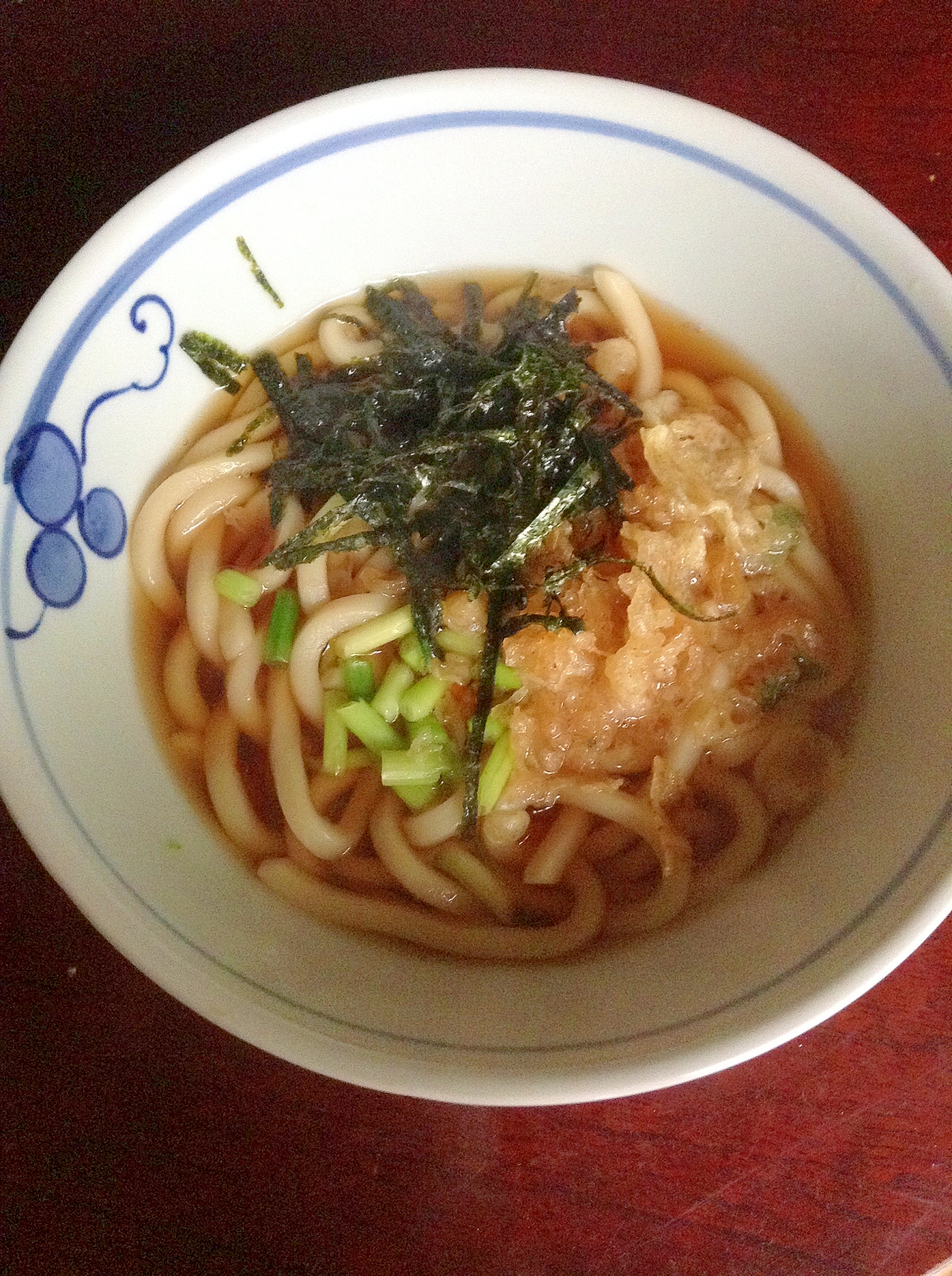 磯香る！　刻み海苔入り☆タヌキうどん【カリウム】