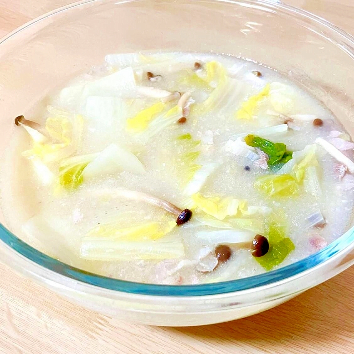 白菜大量消費！レンジで白菜としめじのしょうが煮