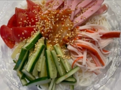 今日は暑かった！！そうめんDe冷やし中華