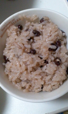 余ったお餅でお赤飯