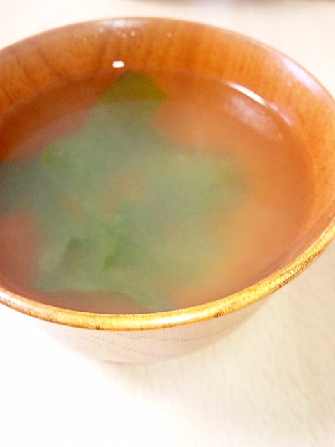 すぐ出来る！昆布茶のお吸い物風♪