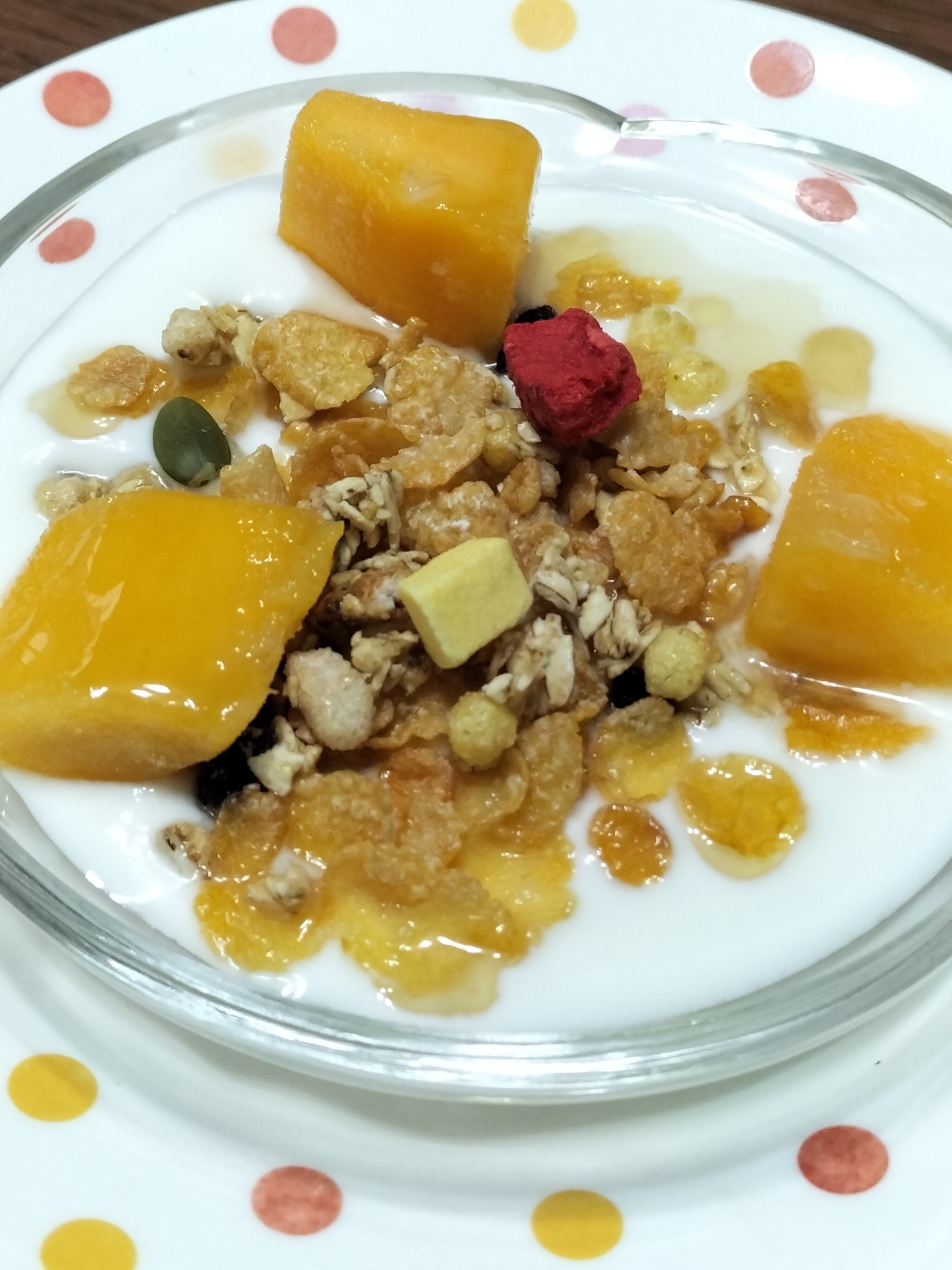 マンゴーひんやり◆デザートヨーグルト♪