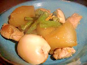 大根＆煮玉子＆鶏肉の煮物