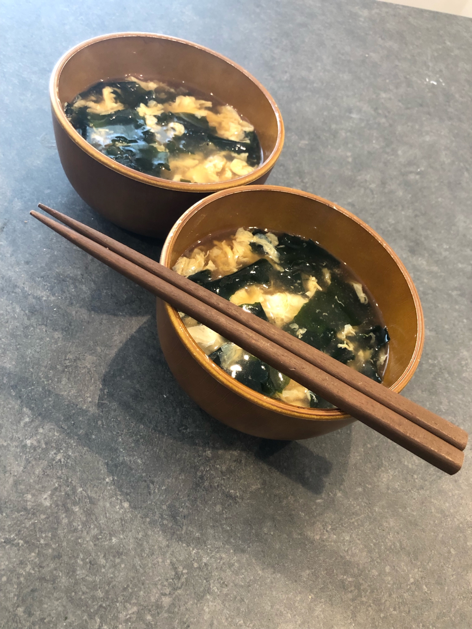 スキマ時間にパパっと!ふわとろ卵スープ♪