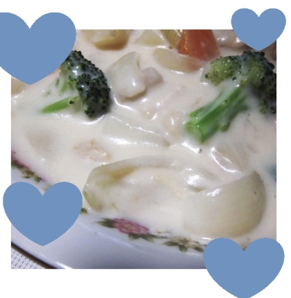 鱈＆牡蠣のあっさりクリーム煮