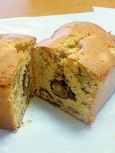 栗の渋皮煮のパウンドケーキ