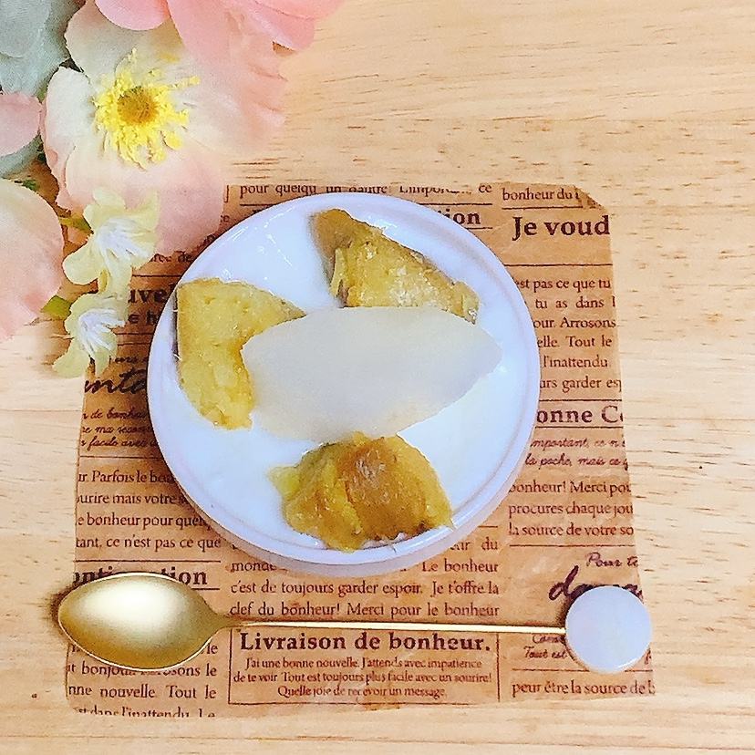 梨さつまいもꕤ 秋ヨーグルト