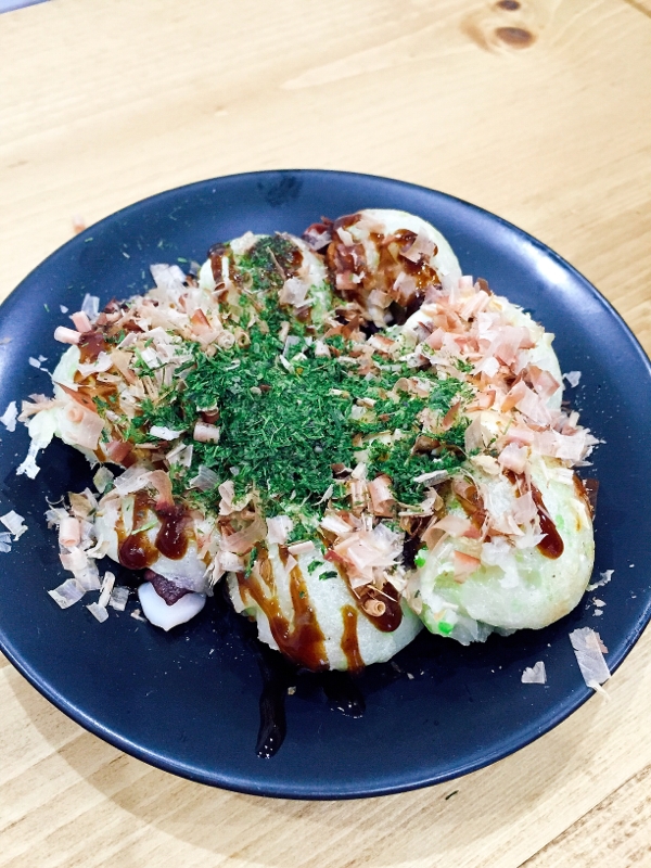 小麦粉と片栗粉でサクフワたこ焼き