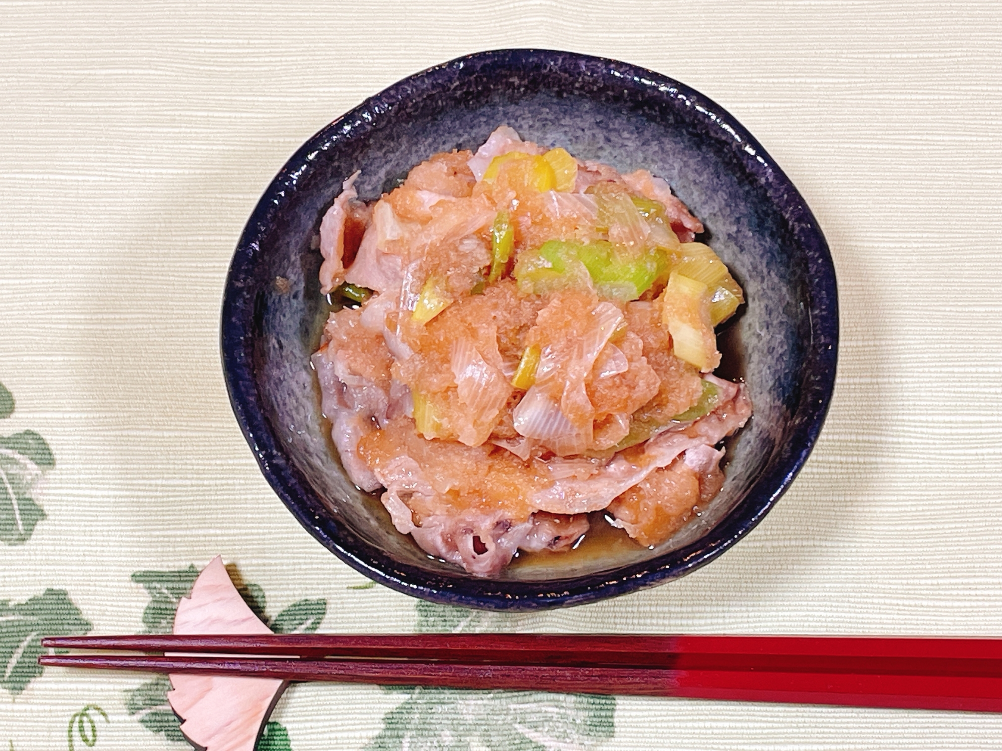 豚ロースのみぞれ煮込み(潰瘍性大腸炎◎)