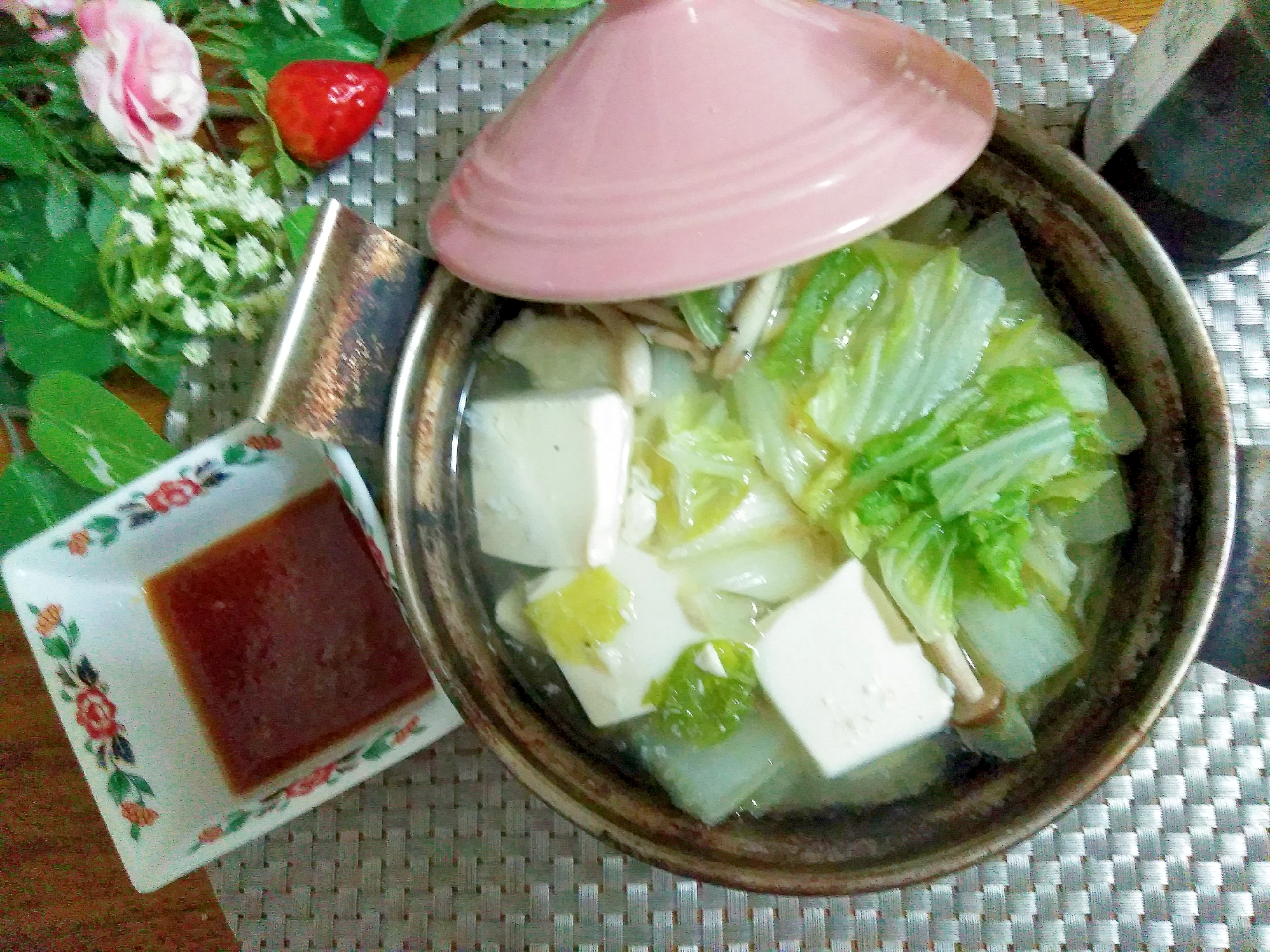 お鍋♩たらの水炊き