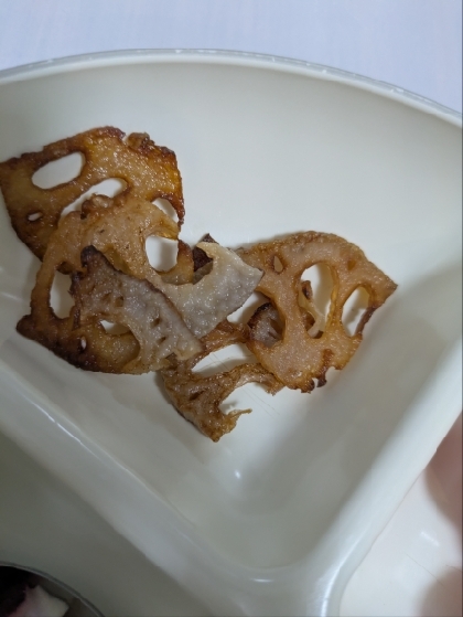 れんこんのパリパリ海苔塩チップス