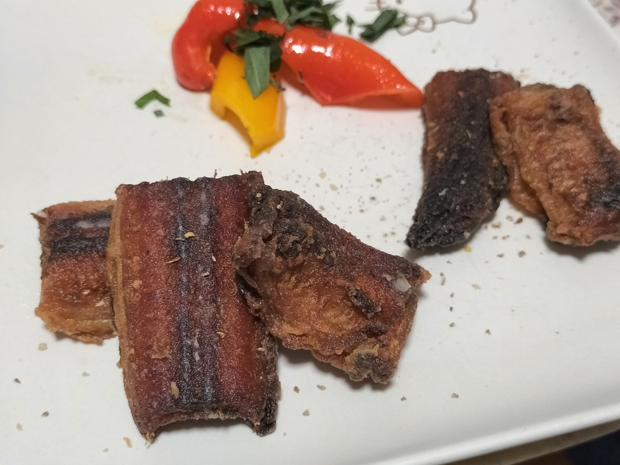 おつまみ、お弁当おかずにうなぎの蒲焼で簡単竜田揚げ