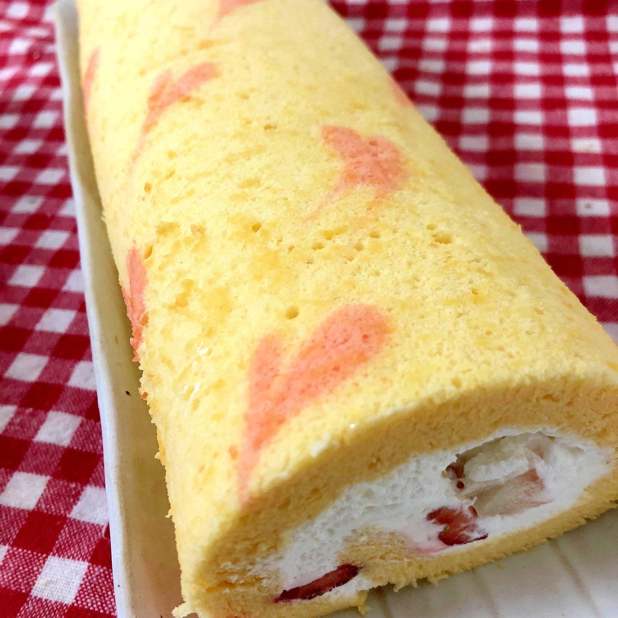 ハート模様のロールケーキ レシピ 作り方 By Thank You Good Bye 楽天レシピ ハート模様のロールケーキ レシピ 作り方 By Thank You Good Bye 楽天レシピ