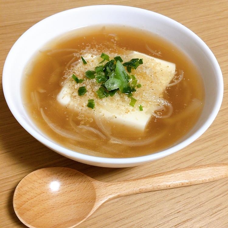 豆腐丸ごとあったかスープ★*。