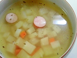 大根のコンソメスープ