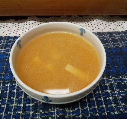 高野豆腐のおみそ汁