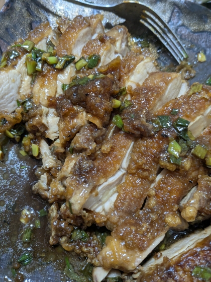 焼き揚げで作る油淋鶏（ユーリンチー）